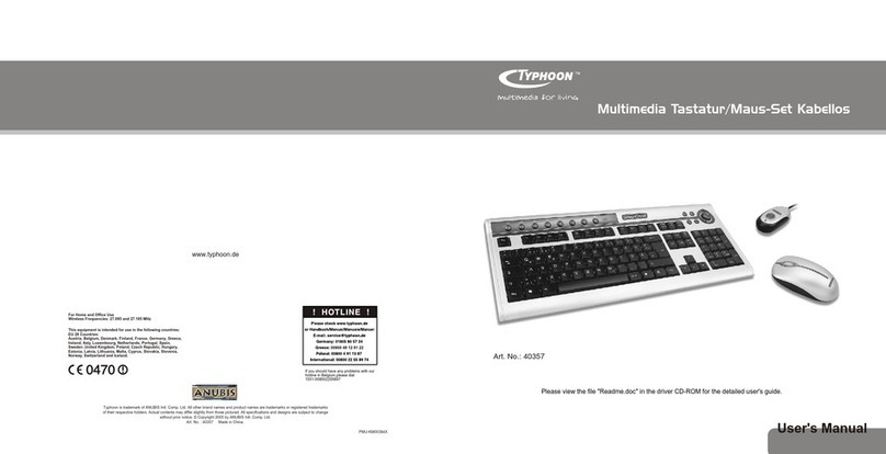TYPHOON 40357 User manual