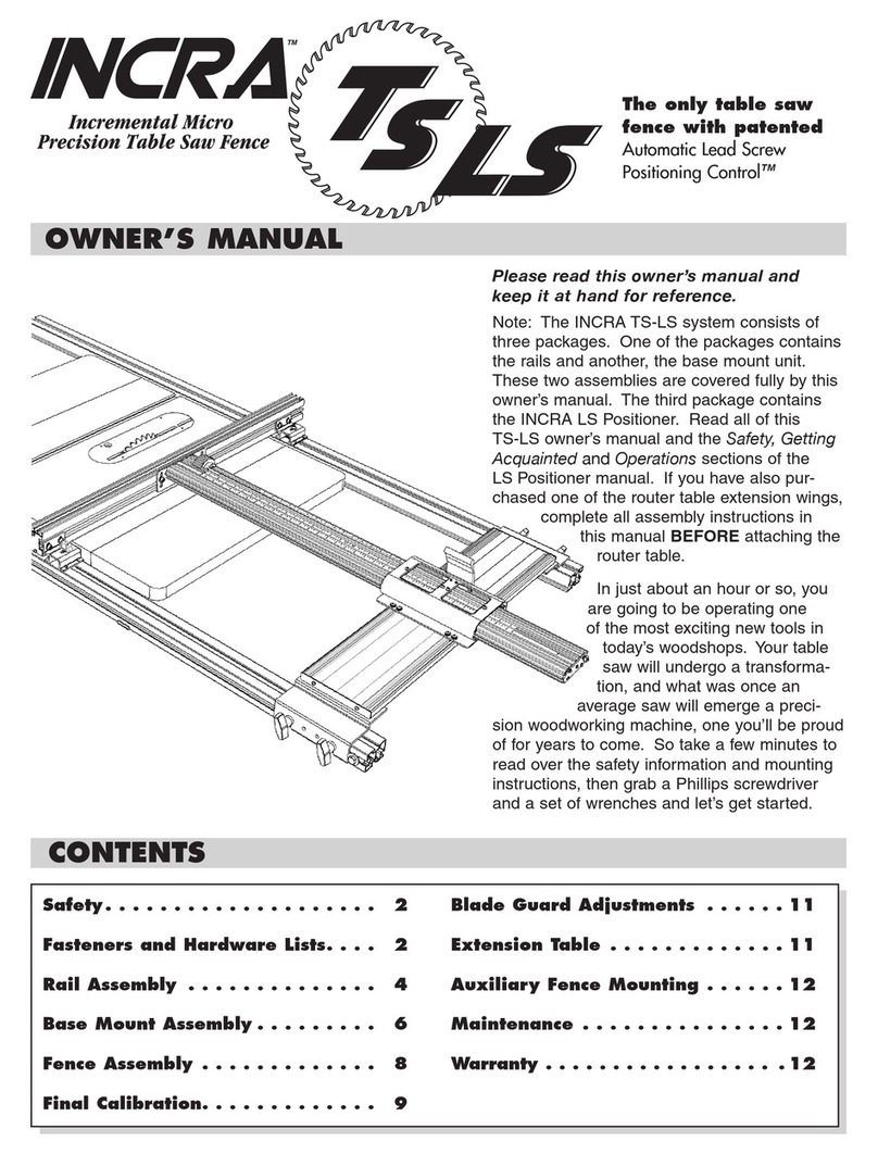 Incra TS-LS owner's manual