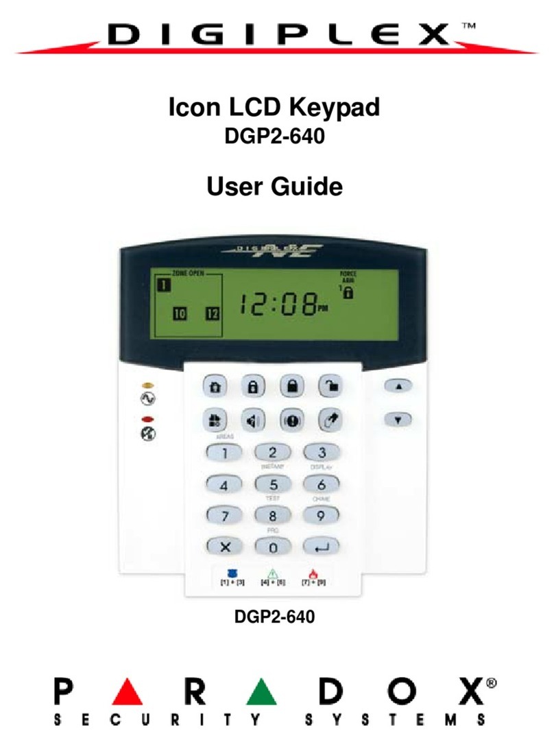 Paradox Digiplex EVO DGP2-640 User manual