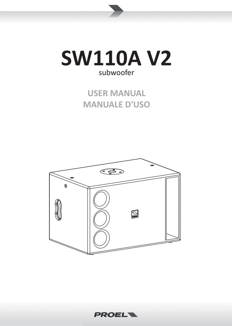 PROEL SW110A V2 user manual