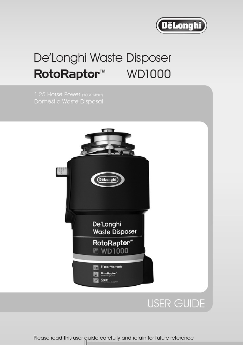DeLonghi RotoRaptor WD1000 user guide