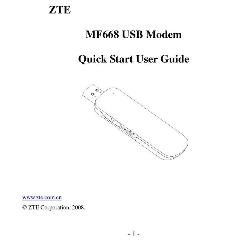 Zte MF668 Setup guide