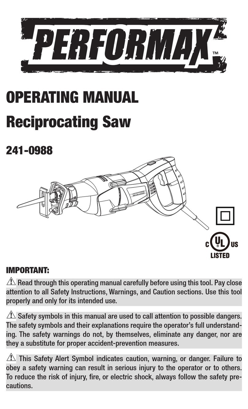 Performax 241-0988 User manual