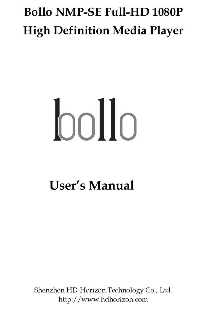 Bollo NMP-SE Full-HD 1080P user manual