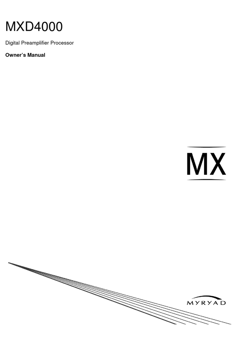 Myryad MXD4000 owner's manual
