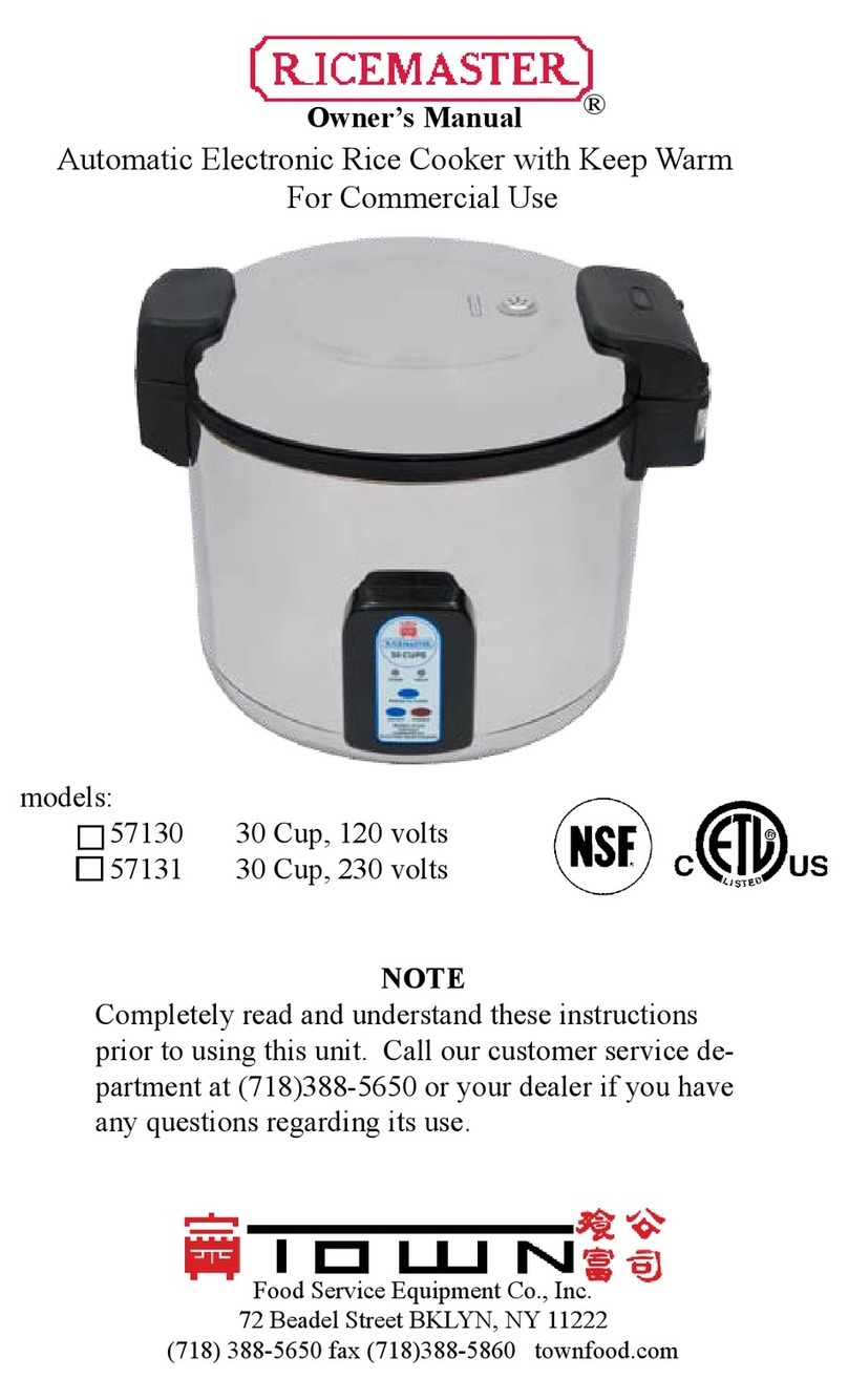 RiceMaster 57130 owner's manual