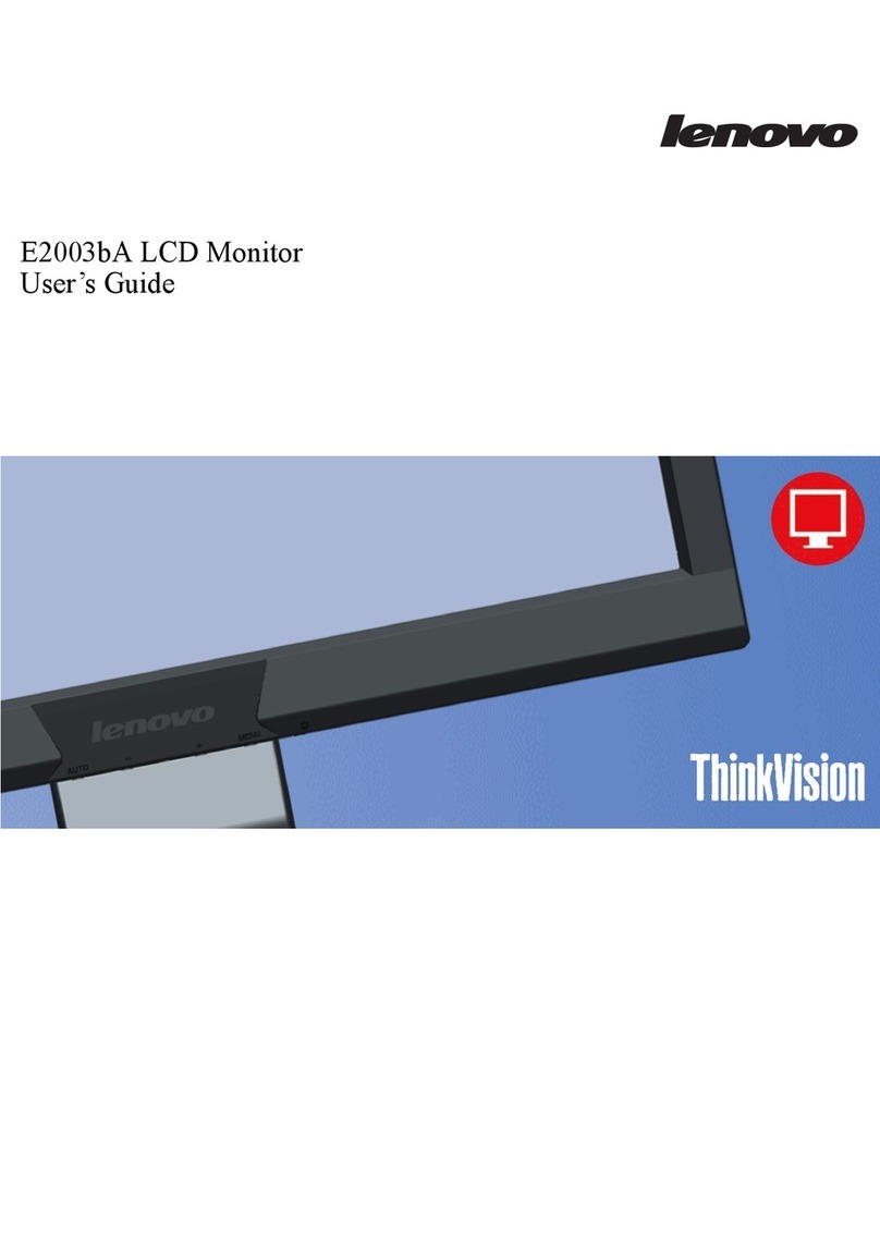 Lenovo ThinkVision E200bA User manual