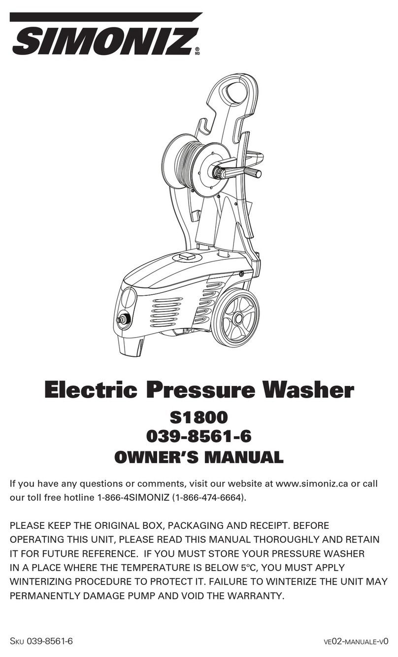 Simoniz S1800 User manual