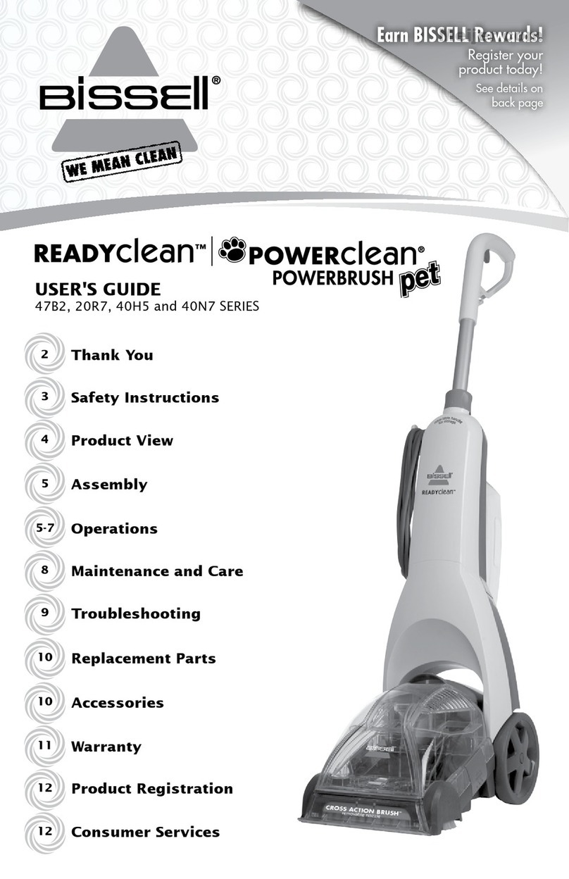 Bissell ReadyClean 47B2 SERIES user guide