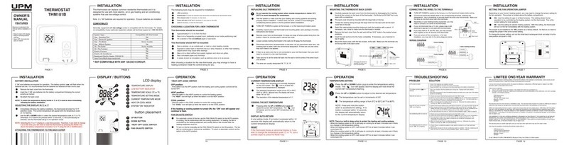 UPM THM101B User manual