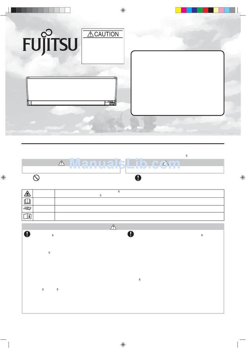 Fujitsu ASTG18CMCA User manual