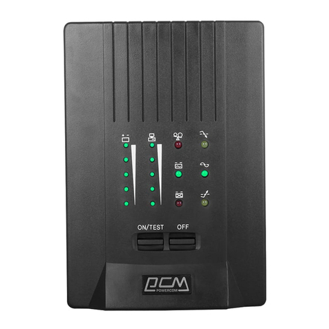Powervar 600-1000-1500-2000 VA User manual Powervar 600-1000-1500-2000 VA User manual