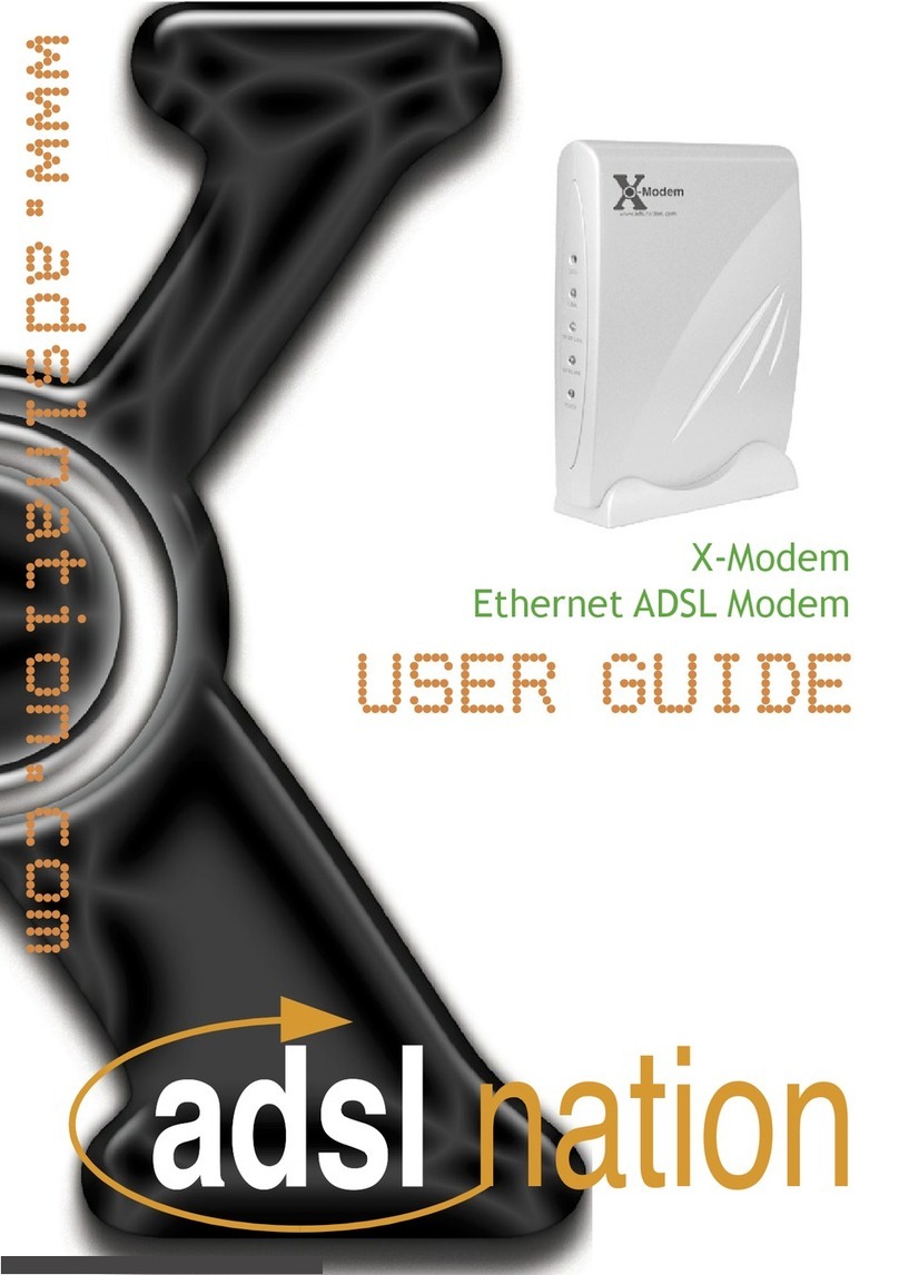 Adsl nation X-Modem User manual
