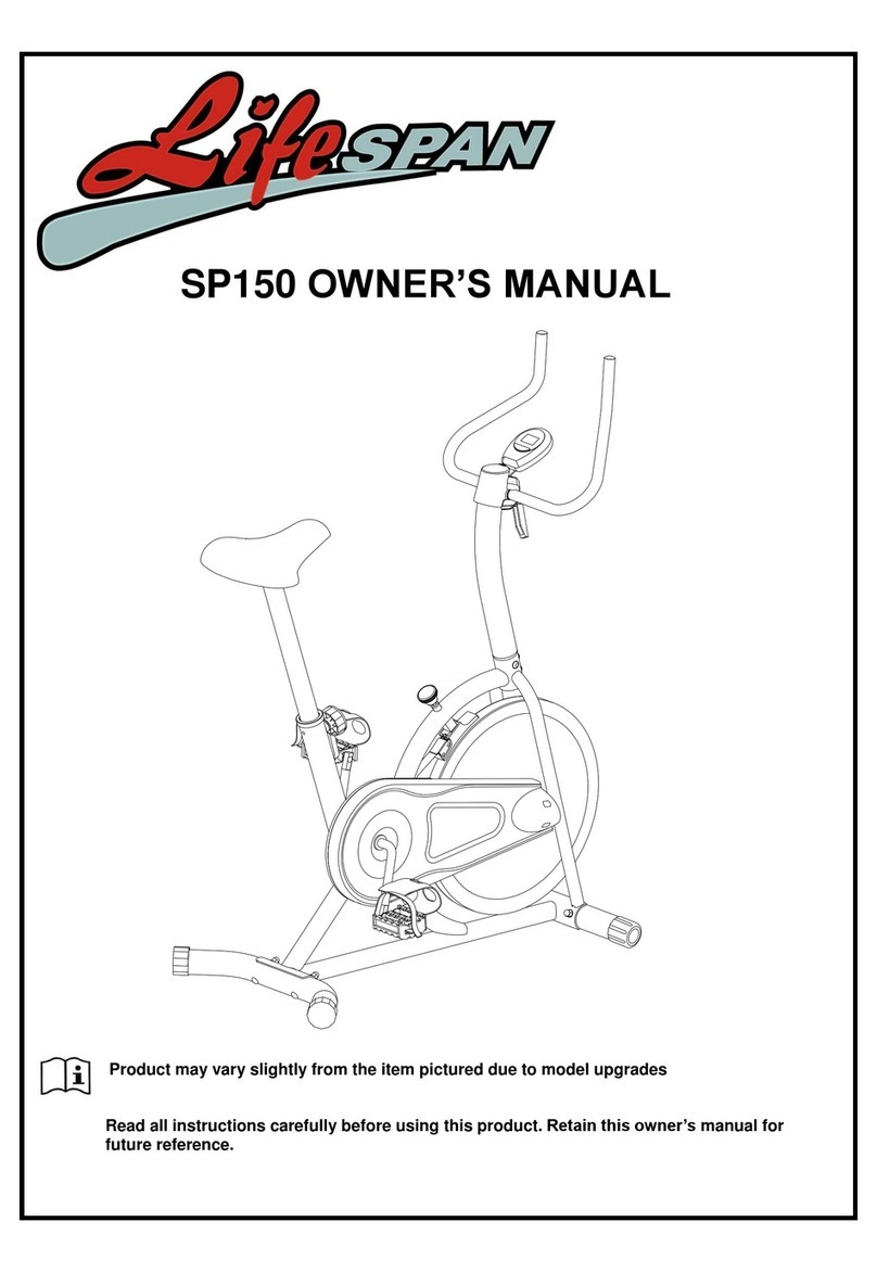 Life Span SP150 User manual Life Span SP150 User manual