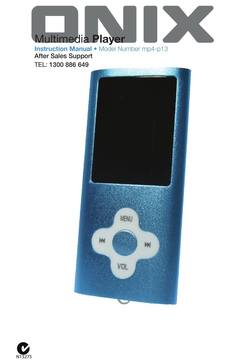 Onix mp4-p13 instruction manual