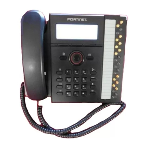 Fortinet FortiFone-450i User manual Fortinet FortiFone-450i User manual