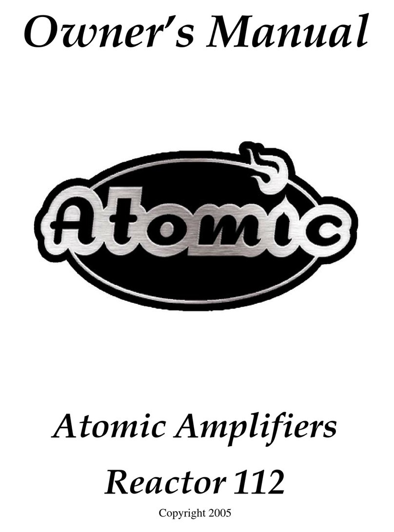 Atomic Reactor 112 User manual