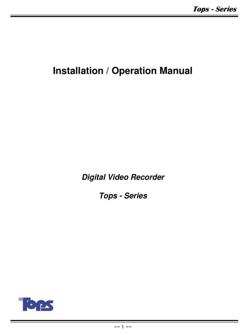 Woojin Digitech TOPS-7016 Installation & operation manual
