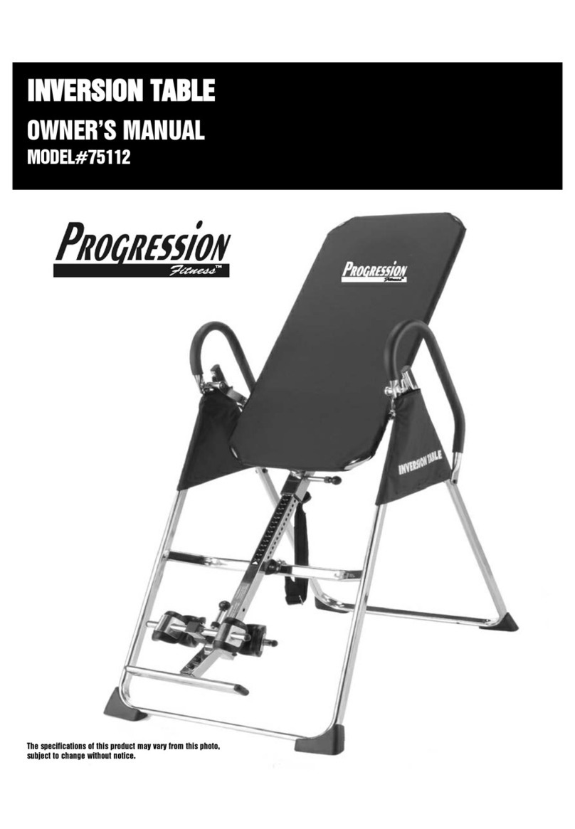 Progression Fitness 75112 owner's manual