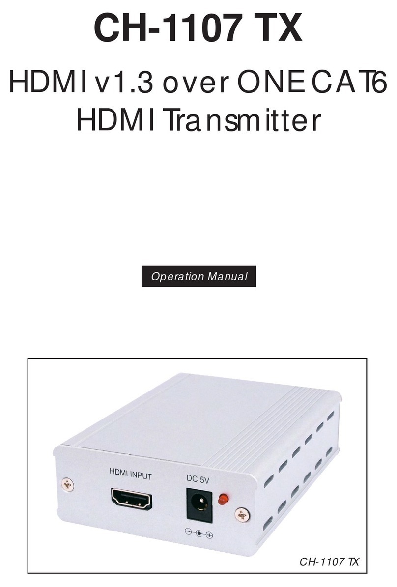 CYP CH-1107 TX User manual