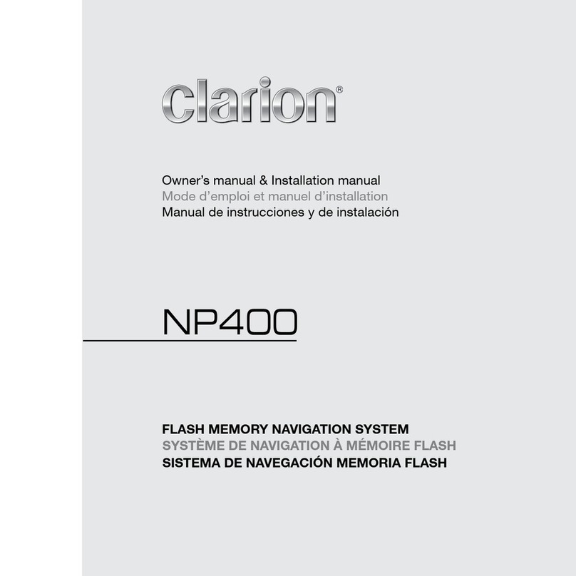 Clarion NP400 owner's manual