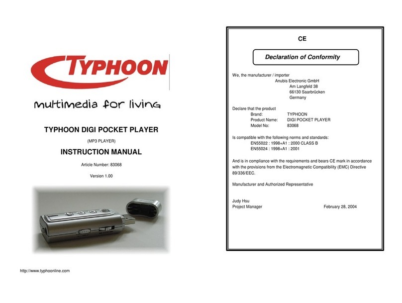 TYPHOON Digi instruction manual