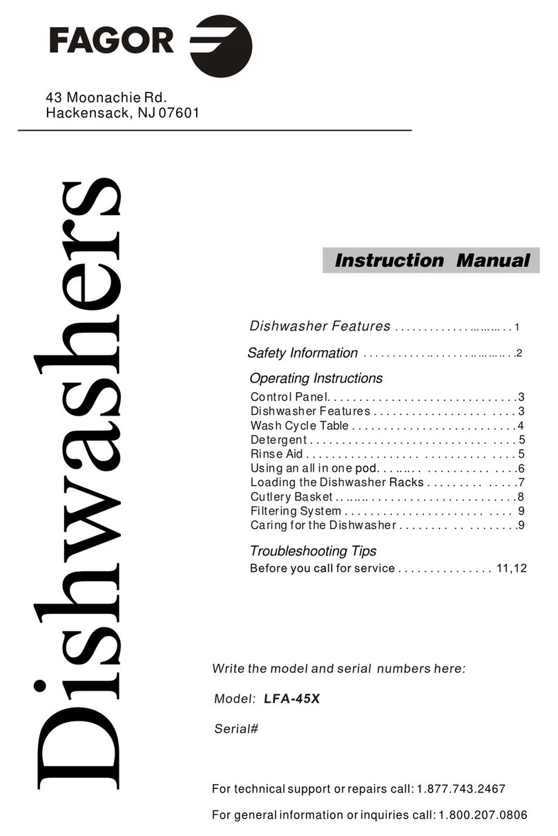 Fagor LFA-45X operating instructions