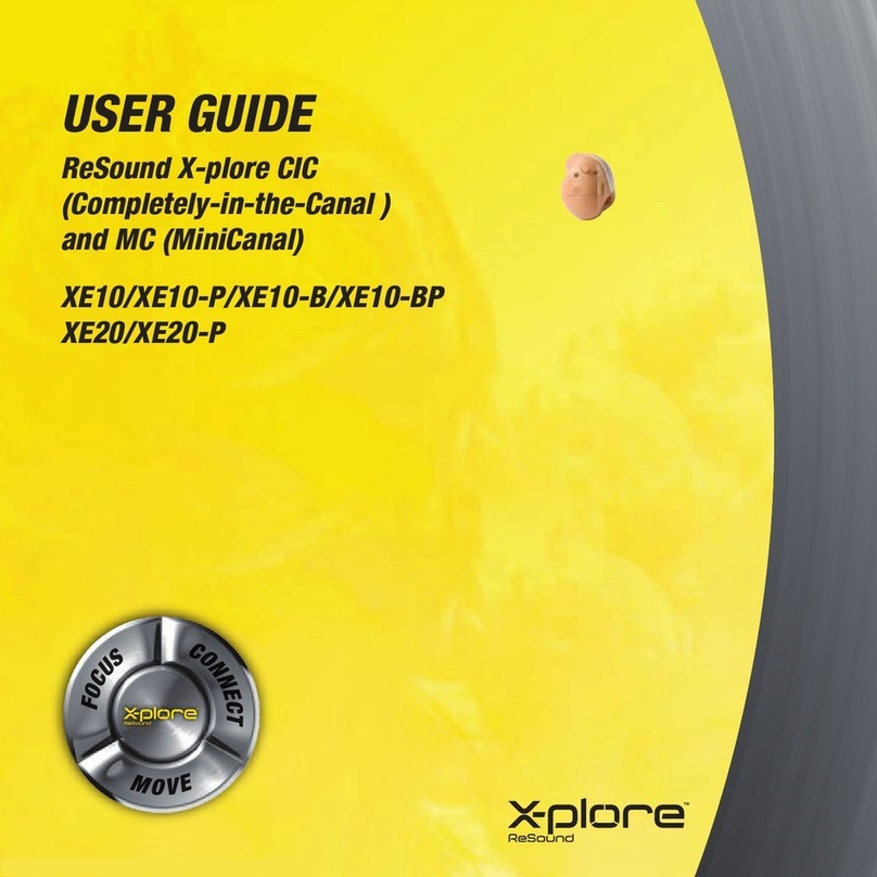 ReSound XE10 User manual
