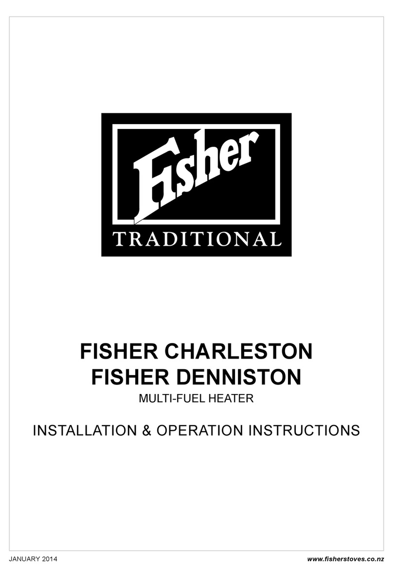 Fisher ChArLesTON Installation & operation instructions