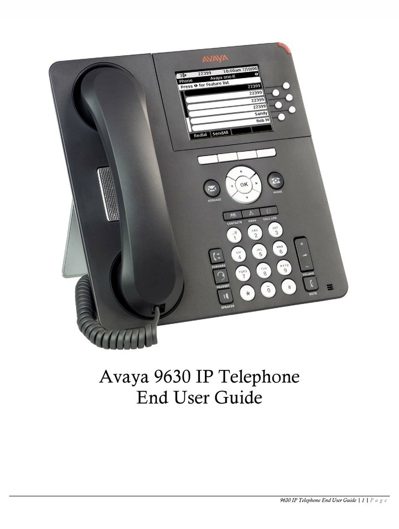Avaya 9630 Deskphone Edition User manual