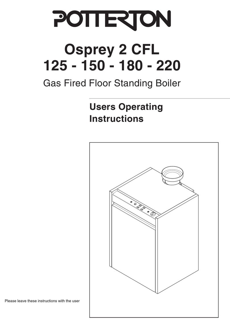 Potterton Osprey 2 CFL 125 User operating instructions