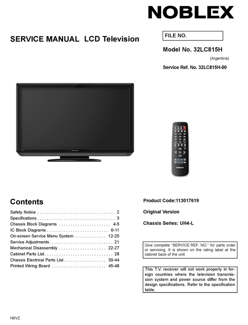 Noblex 32LC815H Service manual
