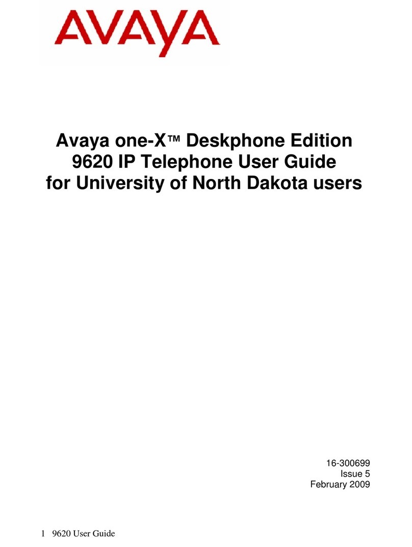 Avaya 9620 Deskphone Edition User manual