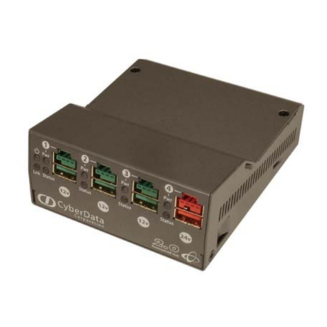 CyberData 10807 Operation guide