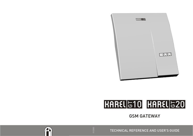 Karel GT20 Technical reference and user's guide