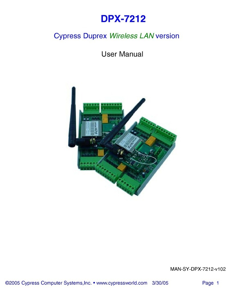 Cypress DPX-7212 user manual