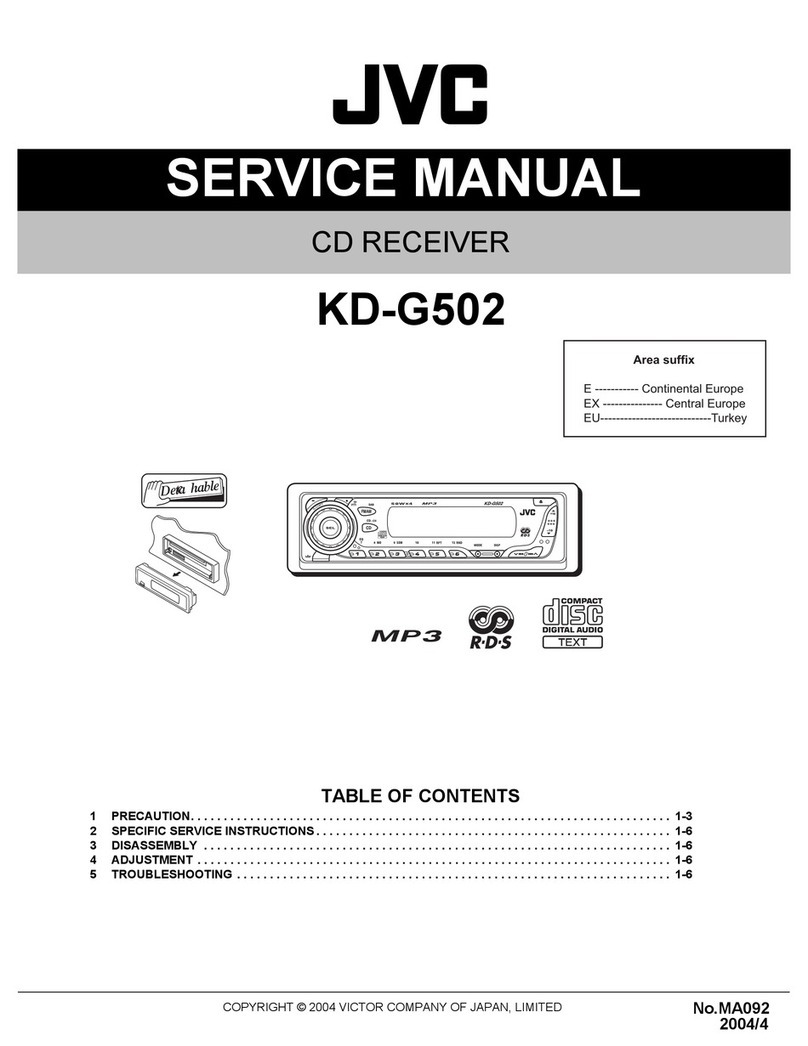 JVC KD-G502 Service manual JVC KD-G502 Service manual