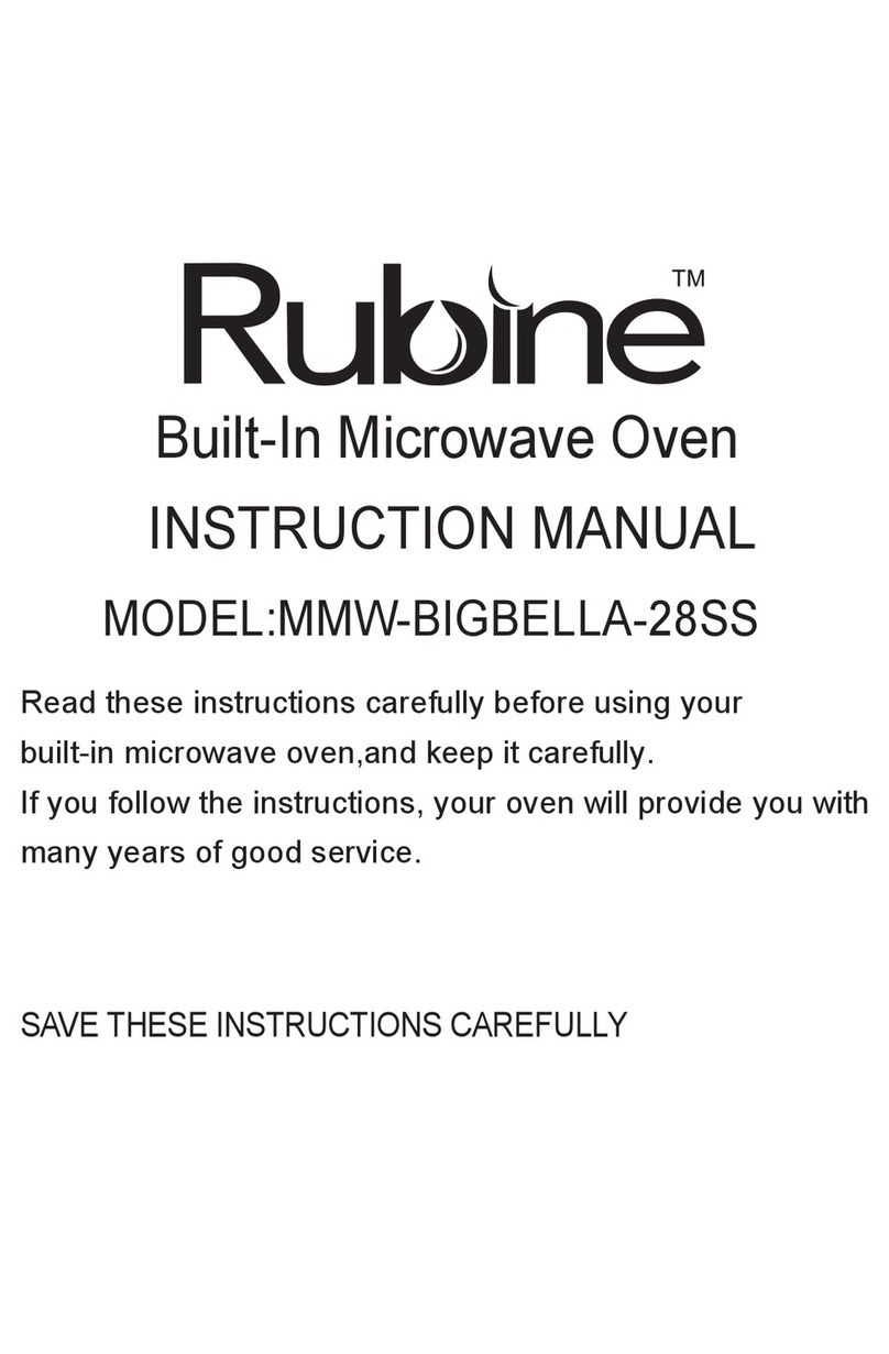Rubine MMW-BIGBELLA-28SS instruction manual