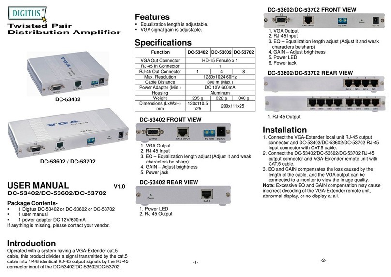 Digitus DC-53402 user manual