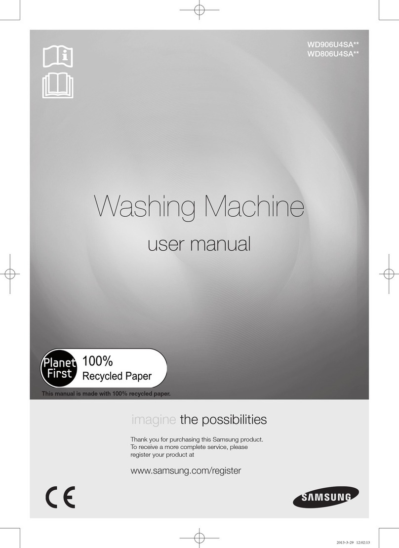 Samsung WD906U4SA User manual