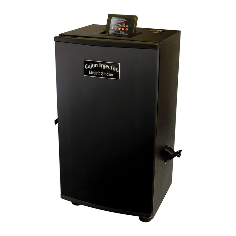 Cajun Injector Electric Smoker owner's manual