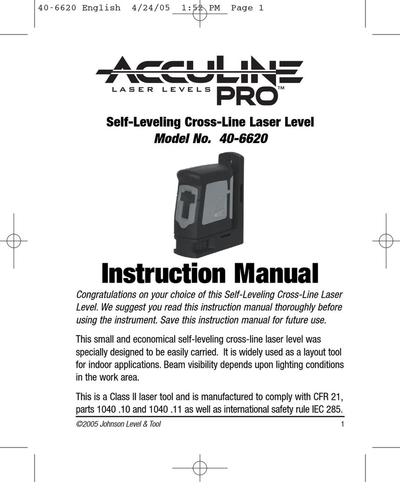 AccuLine 40-6620 instruction manual