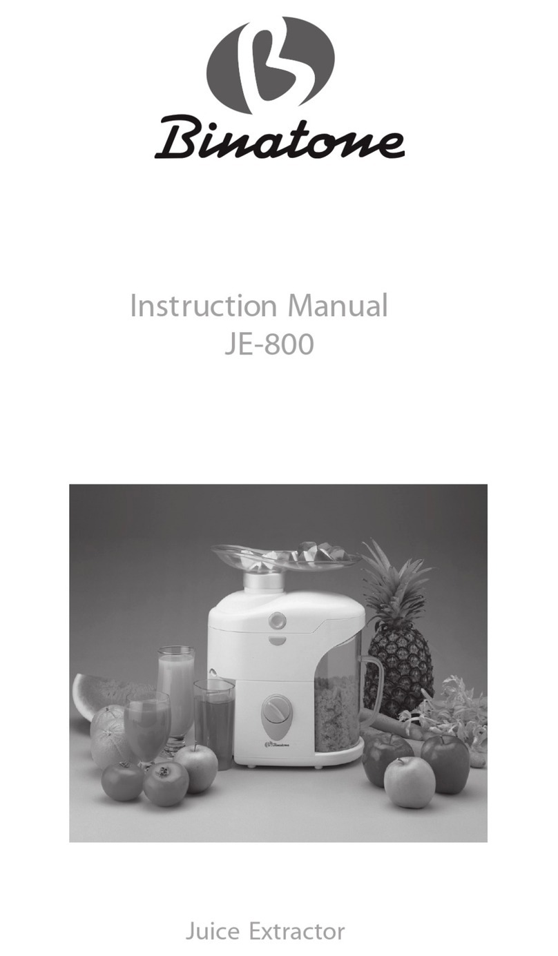 Binatone JE-800 instruction manual