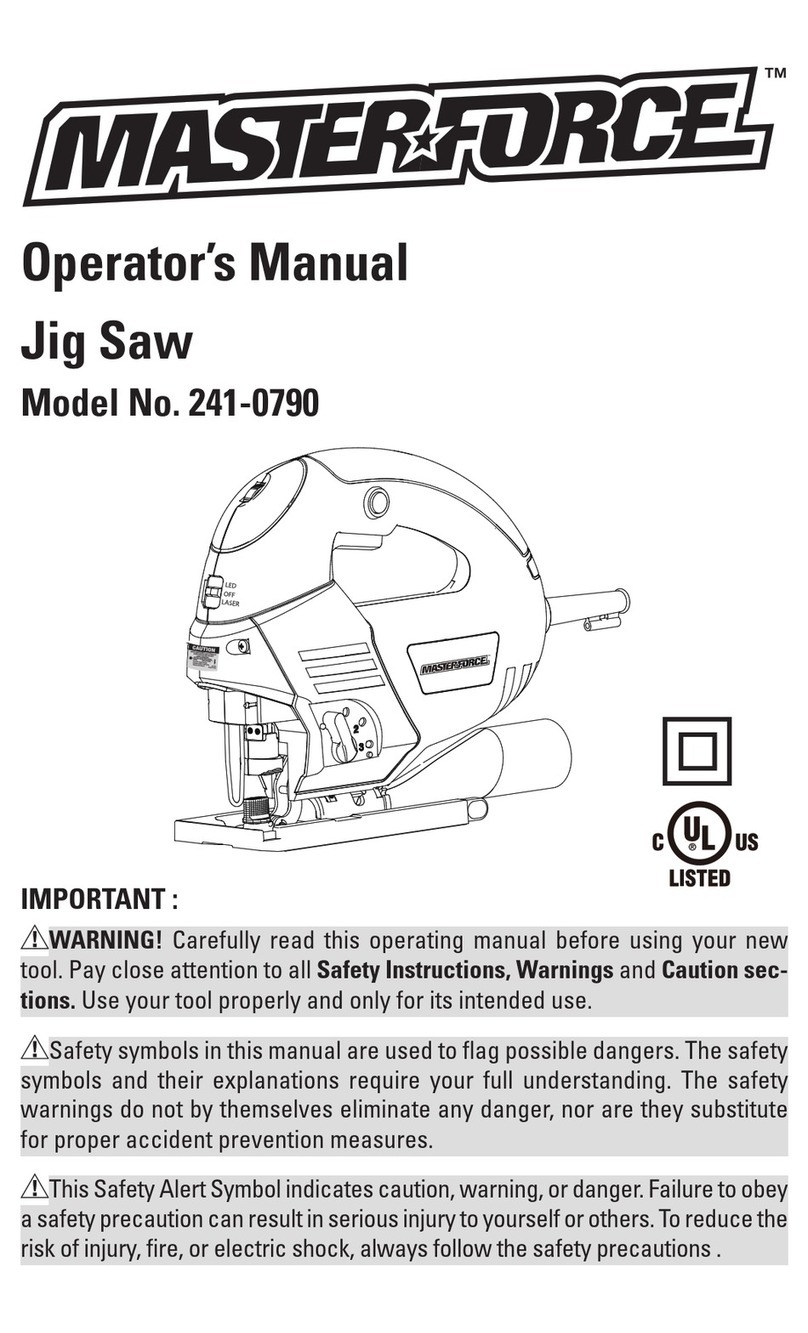 MasterForce 241-0790 Operator's manual