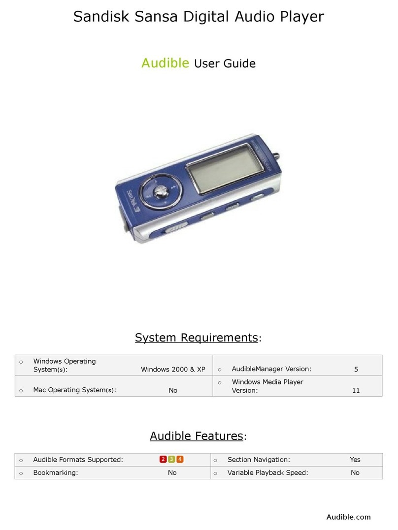 SanDisk Sansa Connect user guide