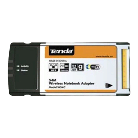 Tenda W54C 54M User manual