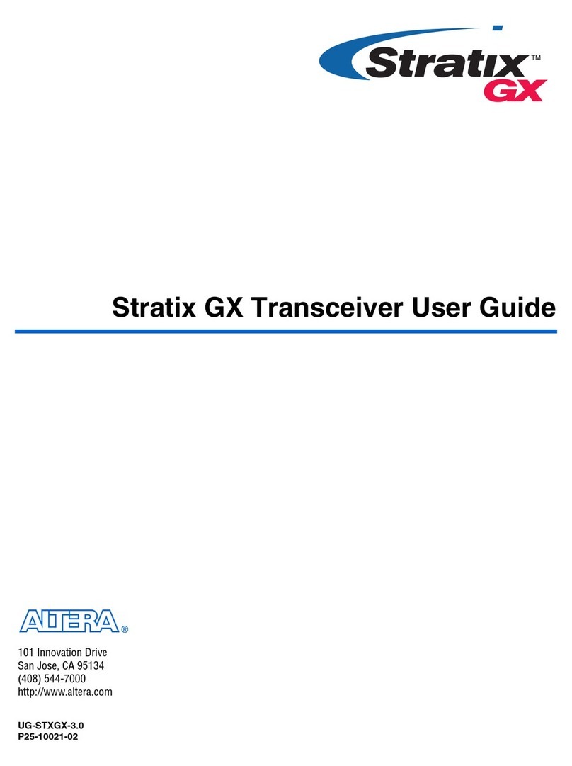 Altera Stratix GX user guide