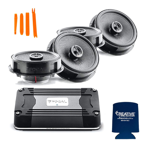 Focal INTEGRATION IFVW GOlF 6 User manual
