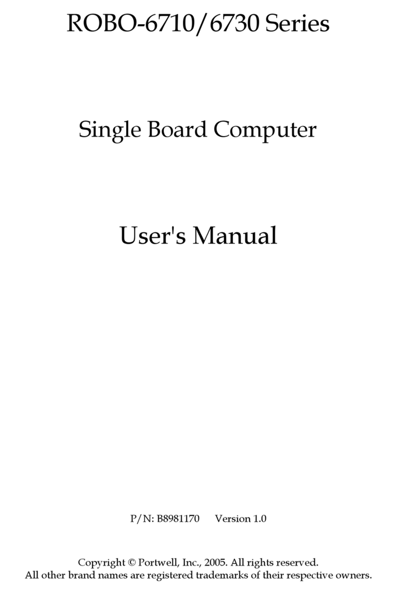 Portwell ROBO-6710 Series user manual