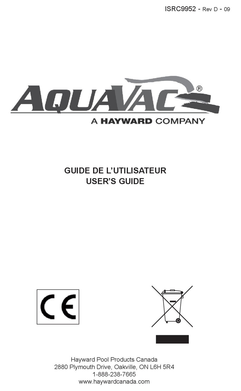 Hayward AquaVac user guide Hayward AquaVac user guide